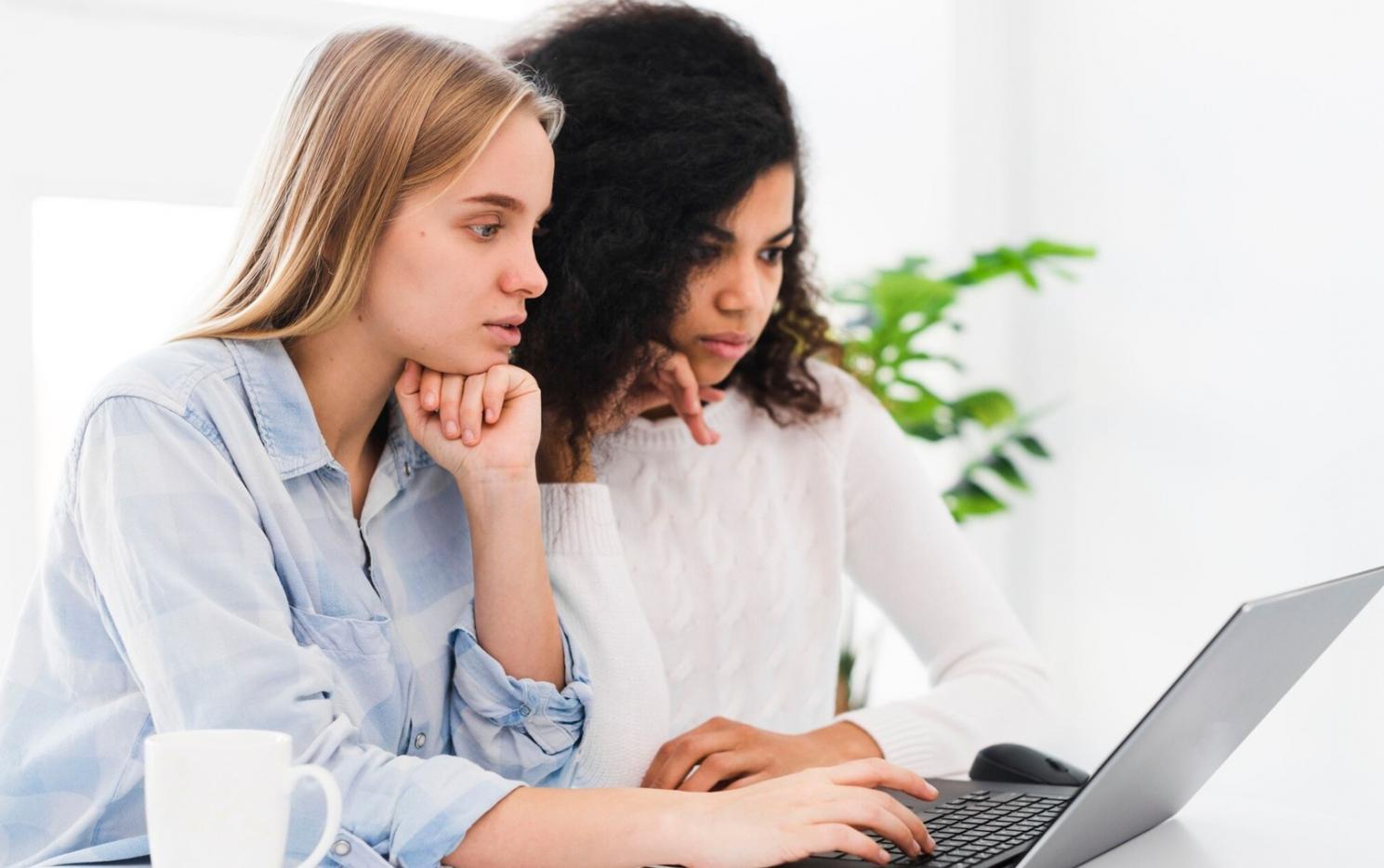 Financial planning workspace showing charts and organized documentation